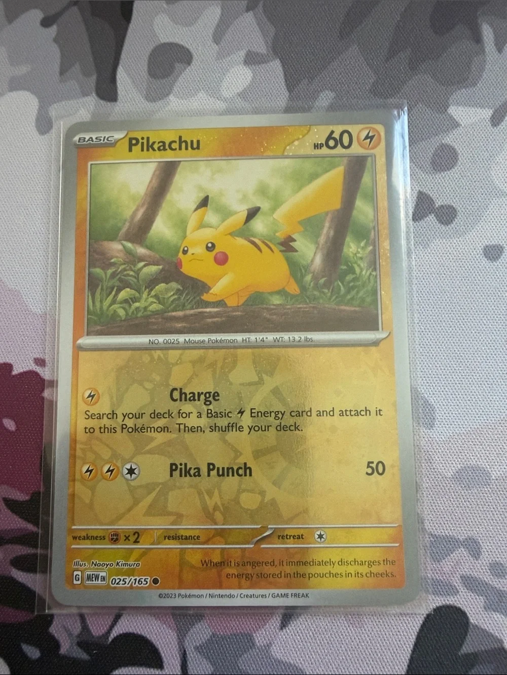 ⚡ Pikachu Pokémon Character Card Mini Lot | 025/165 and SWSH234